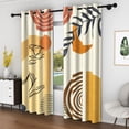 thumbnail image 4 of Lfeey Blackout Curtains Bohemian Style, Abstract Modern Art Bedroom Living Room Blackout Curtains, 52x63 inch, 2 Panel, 4 of 6