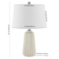 thumbnail image 4 of SAFAVIEH Sawyer 24 in. Textured Ceramic Table Lamp, Ivory, 4 of 4