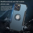 thumbnail image 2 of FIEWESEY for iPhone 13 Pro 6.1 Inch Case, Anti-Scratch Shockproof Case 360 Degree Rotation Finger Ring Holder Kickstand [Work with Magnetic Car Mount] for iPhone 13 Pro 6.1 Inch(Navy), 2 of 6