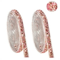 Red Sparkle Rhinestone Strips,Rhinestone Ribbon Self,Diamond Ribbon Sticker Roll,Glitter Bling Crystal Tape,Shiny Resin Diamond Belt,for Crafting Clothes Shoes DIY Art Decoration 6 Yards