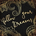 thumbnail image 2 of Grey, Jace 12x12 White Modern Wood Framed Museum Art Print Titled - Follow Your Dreams, 2 of 4