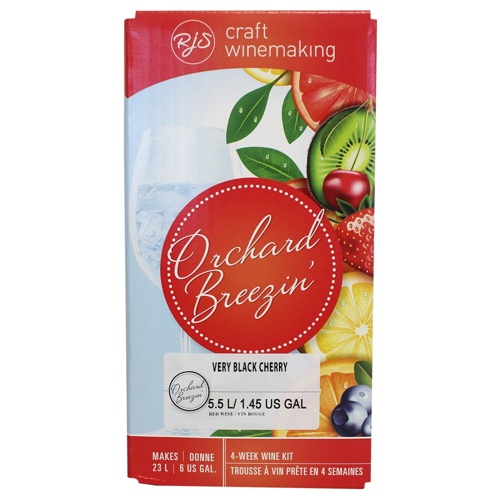 Orchard Breezin' Very Black Cherry Wine Kit