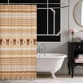 thumbnail image 3 of Erosebridal Pink Polka Dot Plaid Bow Shower Curtain 72Wx72L for Girls, Girly Checkered Heart Lace Waterproof Bathroom Curtain, 3 of 5
