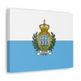 thumbnail image 2 of San Marino Country Flag Canvas Vibrant Wall Art Unframed Home Decor, 2 of 13