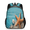 Beige, variant on Jiaoprinted Adult Jungle Giraffe Backpack, Casual Daypack with Adjustable Shoulder Straps, Wild Animals Laptop Backpack for Work Travel Outdoor