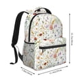 thumbnail image 2 of Disketp Wildflower Watercolor Backpack for Men and Women - Lightweight Backpack Classical with Multi-pockets Casual Daypack for College Workplace Travel, 2 of 5