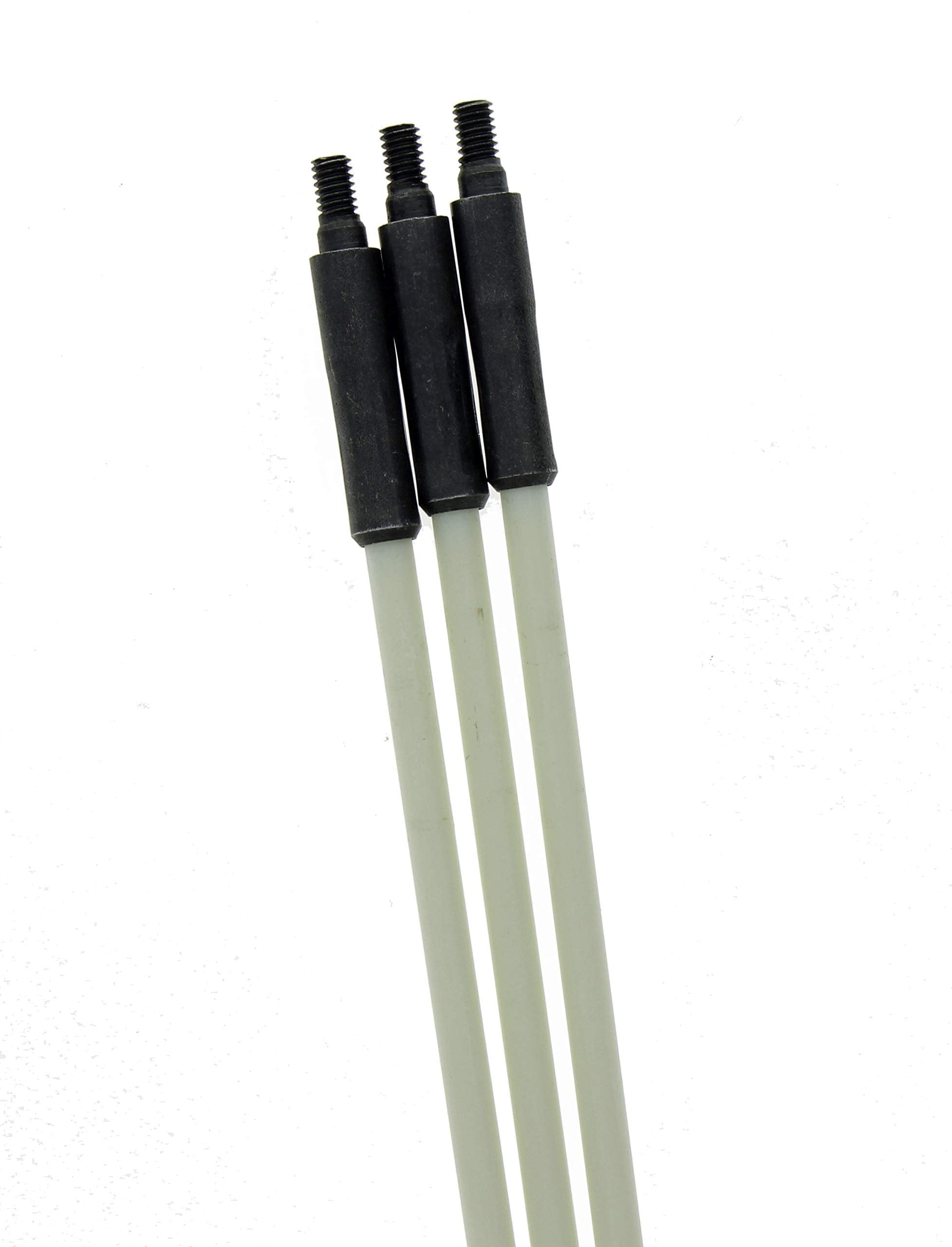 IDEAL Lightweight Telescoping Fishing Rod, 12 ft Fiberglass, 2lb