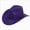 Purple, variant on Kids Western Cowboy Hat for Girl Boy Wide Brim Beach Cowgirl Hat with Belt Buckle Cattleman Cowboys Hats 6-12 Months 12-24 Months 2T 3T 4T 5T 6T 7T 8T 9T Children Pink 4-10 Years