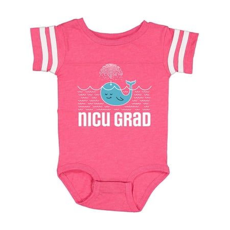 

Inktastic NICU Grad Outfit Baby Whale Gift Baby Boy or Baby Girl Bodysuit