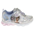thumbnail image 4 of Disney Frozen Toddler Girls' Glittery Light Up Sneakers - Blue, Size: 9, 4 of 7