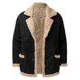thumbnail image 3 of LEEy-world Mens Winter Coat Men'S Lightweight Cotton Jackets Spring And Autumn Casual Outerwear With Pockets Black,5XL, 3 of 4