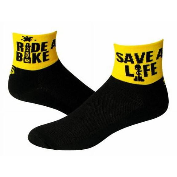 SOS Ride a Bike - Save a Life Socks - Small