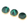 thumbnail image 4 of HILABEE 3 Pieces Trumpet Valve, Musical Instrument Accessories, Easy Installation, Smooth Replacement Parts, Finger Buttons for Performance Bands malachite, 4 of 9