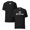 Vintage Black, variant on SANTA CRUZ SURF SHOP ORIGINAL KINGS Tshirt