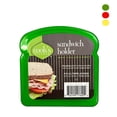 thumbnail image 3 of 2 Sandwich Holder Container Keeper Lunch Box Snack Food Storage Hinged Reusable, 3 of 3