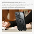 thumbnail image 4 of Dteck Designed for iPhone 16 Pro Max Case, 360°Rotatable Ring Stand Case Compatible with MagSafe Military-Grade Protection Magnetic Kickstand Case 6.9 inch,Purple, 4 of 8
