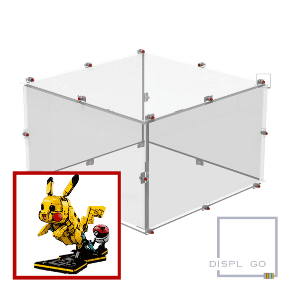 Display Case for LEGO® 72151 Pokémon™ Pikachu™ and Poké Ball ™