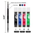 thumbnail image 2 of BAZIC 2.0mm Mechanical Lead Pencil with 4 Ceramic Lead Refills, HB 2B 4B 6B Lead, 2 of 7