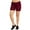 Burgundy, variant on Women's Plus Size Boyshorts Seamless Booty Shorts Underwear