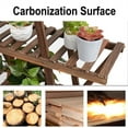 thumbnail image 7 of SAYFUT Wood Plant Stand Indoor Outdoor, Plant Stand for Indoor Outdoor Multiple Tier Plant Display Wood Rack Holder Shelf for for Patio Living Room Balcony Garden, 7 of 7