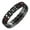 Black, variant on Men's Alloy Bracelet Elegant with Double-Row Strong Magnets, Magnetic Jewelry