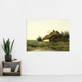thumbnail image 2 of Paul Gabriel Farm In The Open Fields Painting Extra Large XL Wall Art Poster Print, 2 of 3