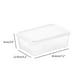 thumbnail image 2 of Juego de recipientes herméticos para almacenar alimentos | 5 piezas para organizar la despensa de harina, azúcar, cereales y refrigerios | Apilables, de plástico sin BPA, 2 of 2