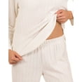 thumbnail image 5 of Jo & Bette Women’s Chenille Pajamas, PJ Lounge Shirt and Pants Set, 5 of 9