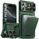 thumbnail image 1 of Funda de teléfono SSLOTSCASE para iPhone 16 Pro Max con tarjetero, color verde, 1 of 7