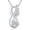 Infinity Wing, variant on 925 Sterling Silver Compass/Key/Pearl/Infinity/Wing/Flower/Moon Love Heart Pendant Necklace for Women