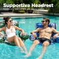 thumbnail image 4 of KOPPOP Pool Floats for Adults, 2-Pack Heavy Duty Inflatable Floating Lounge Chairs, Float Pool Blow Up Pool Floaties Pool Floats for Summer Pool, Beach & Lake, 4 of 7