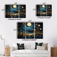 thumbnail image 4 of Designart "Sky Celestial Mosaic horizon III" Abstract Floater Framed Wall Decor, 4 of 7