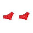 thumbnail image 1 of Jumpingount Bragas con letras para mujer, ropa interior cómoda, calzoncillos sin costuras, cintura baja, lencería transpirable para mujer, Rojo L 2piezas, 1 of 6