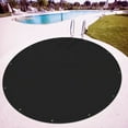 thumbnail image 2 of Covers&All Round Tarps, 12 Oz Made of Waterproof Tear and UV-Resistant Fabric, Multipurpose for Pool Patio Garden Equipment Sports Fields (5 Feet, Black), 2 of 8