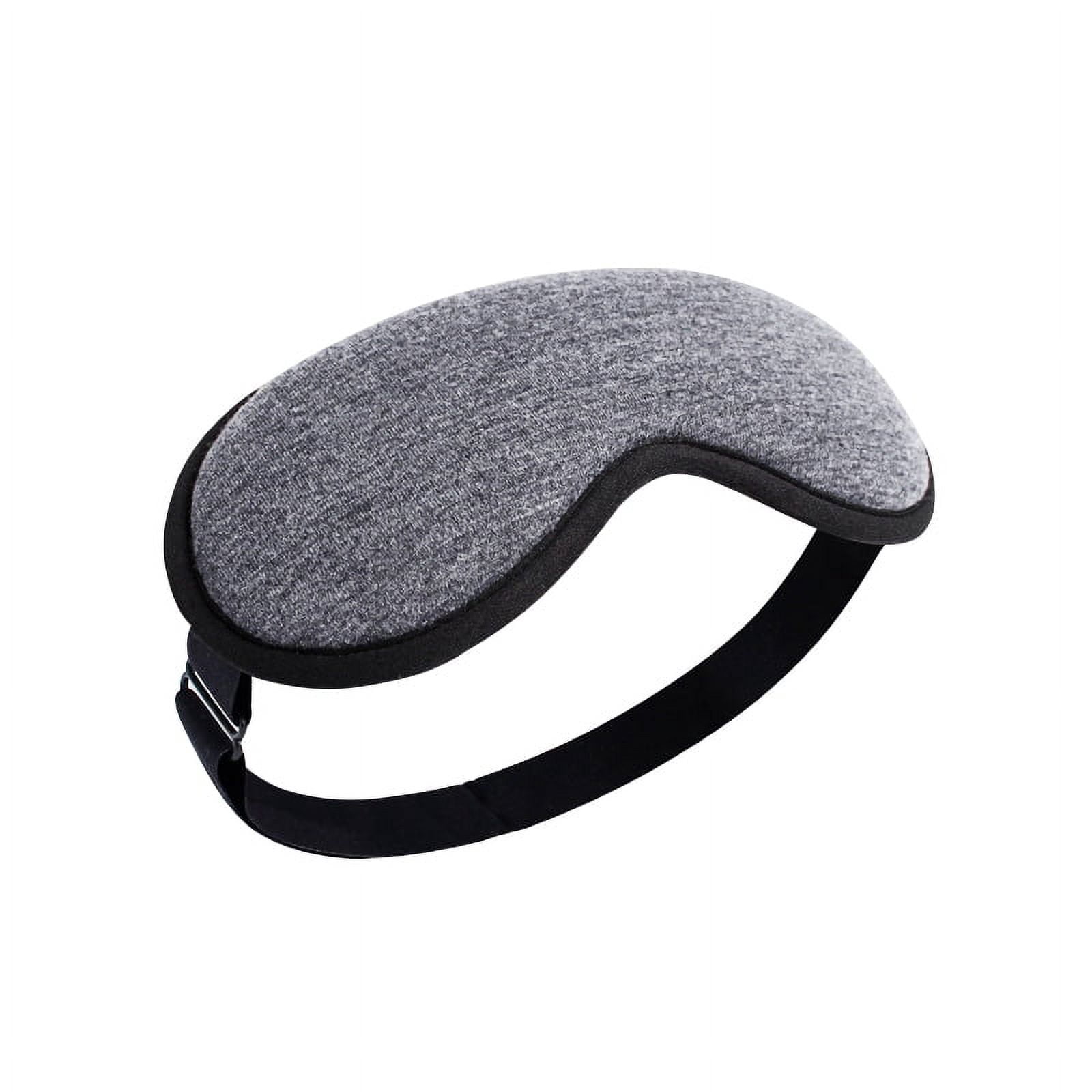 3D heated massage eye mask portable waterproof gray sleep shading eye protection