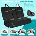 thumbnail image 3 of Angooni Dog Car Seat Cover for The Back Seat, Waterproof Protective Cover Fits Most Cars(53 x 47 inch), Black, 3 of 7
