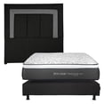 thumbnail image 1 of Colchón Matrimonial Restonic Trini + Box Base Cama + Cabecera Bora Negro, 1 of 8