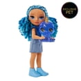 thumbnail image 5 of Rainbow High Littles – Sapphire Bradshaw, Blue 5.5 Posable Small Doll with Purse, Magical Pet Yeti, Girls Toy Gift, Kids Ages 4-12 Years, 5 of 5