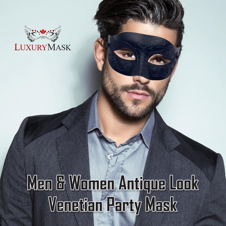 Antique Look Venetian Party Mask for Men & Women Masquerade Ball - Walmart.com Antique Look Venetian Party Mask for Men & Women Masquerade Ball - Walmart.com