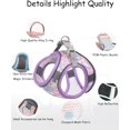 thumbnail image 5 of Enkarl Dog Harness for Small Medium Dogs No Pull, Cat Harness and Leash Set, Puppy Harness for Small Dogs, Xs Dog Harness, Step in Dog Harness, Harness and Leash for Small Dogs. (Purple, XS), 5 of 6