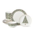 thumbnail image 1 of Kate Spade New York Evergreen Juego de vajilla de 12 piezas, 12 unidades, marfil, Navidad, alojamiento festivo, 1 of 1