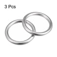 thumbnail image 3 of 316 Stainless Steel Round Ring 50mm ID 8mm Thick 3 Pack, 3 of 5