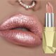 thumbnail image 4 of 1PC Metallic Lipstick Longlasting Glitter Lip Glaze Waterproof Moisturize Red Luminous liptint Shimmer Shiny Lipgloss Makeup, 4 of 4