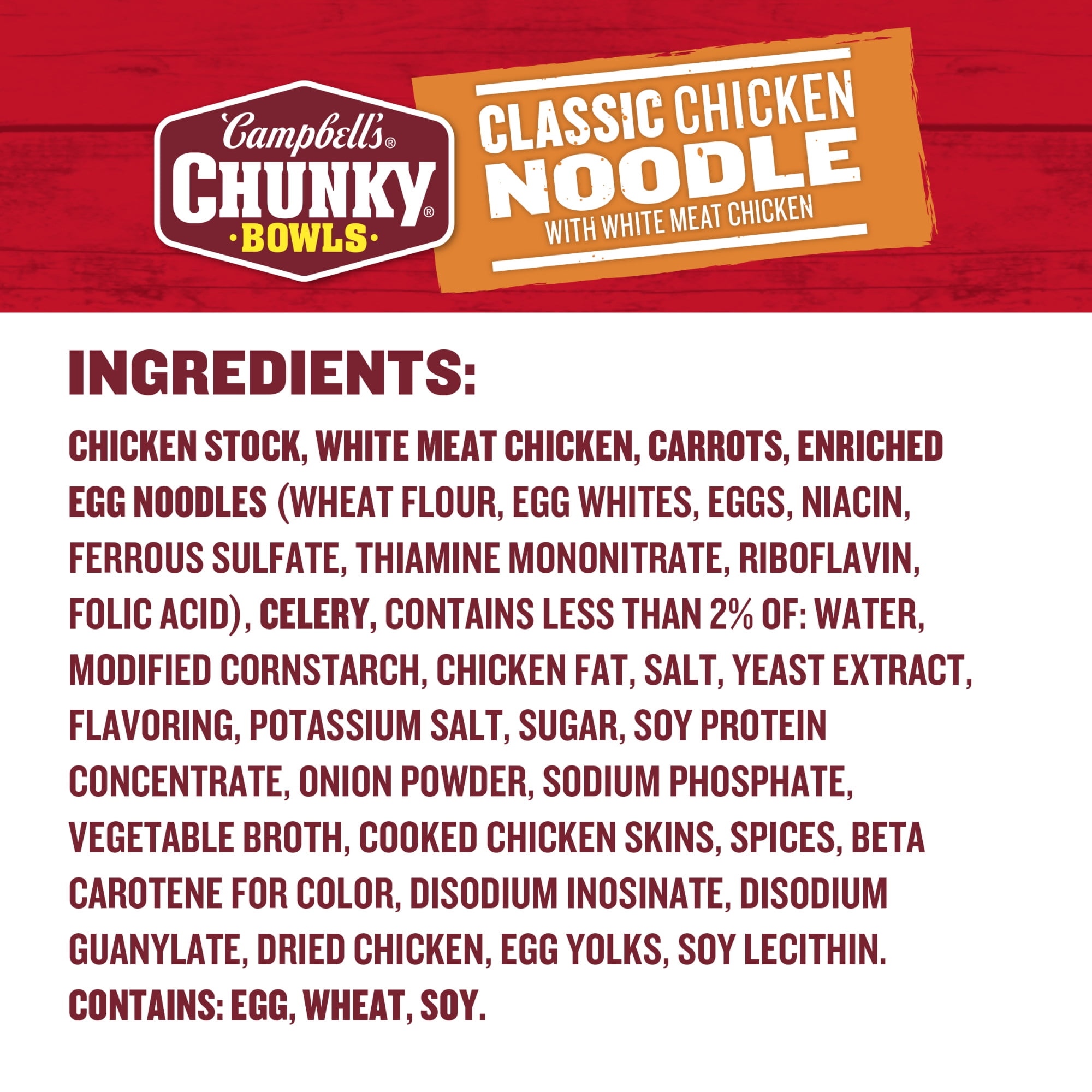 (8 pack) Campbell's Chunky Soup, Classic Chicken Noodle Soup, 15.25 oz Microwavable Bowl (Case of 8)