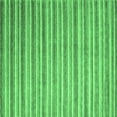thumbnail image 1 of Ahgly Company Indoor Square Abstract Emerald Green Contemporary Area Rugs, 8' Square, 1 of 4