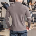 thumbnail image 4 of WTOBBY Men's Breathable Stretch Fit Long Sleeve Jacket, Quick Dry Sports Fitness Coat, Lightweight Outdoor Training Wear for Running and Gym,Gray XL, 4 of 4