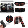 thumbnail image 6 of KUIFORTI Ladybug Flower Car Seat Cover Set Easy to Install Set 15 Pcs Automotive Rear Front Seat Protector Rear View Mirror Cover Non Slip Breathable Universal Fit Cars SUV Trucks, 6 of 7