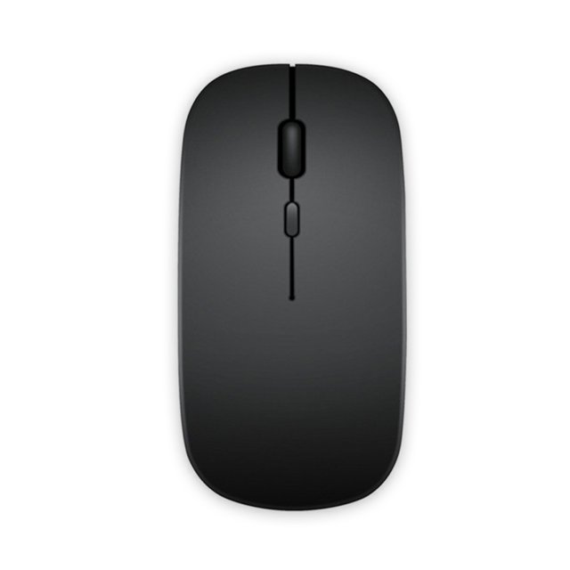 Ratón Casa 2.4Ghz Wireless Optical Ratón Driver Free Recargable 1600 DPI Ratones ergonómicos Accesorio para PC de escritorio Suministros de computadora Negro Inevent EL005473-01B