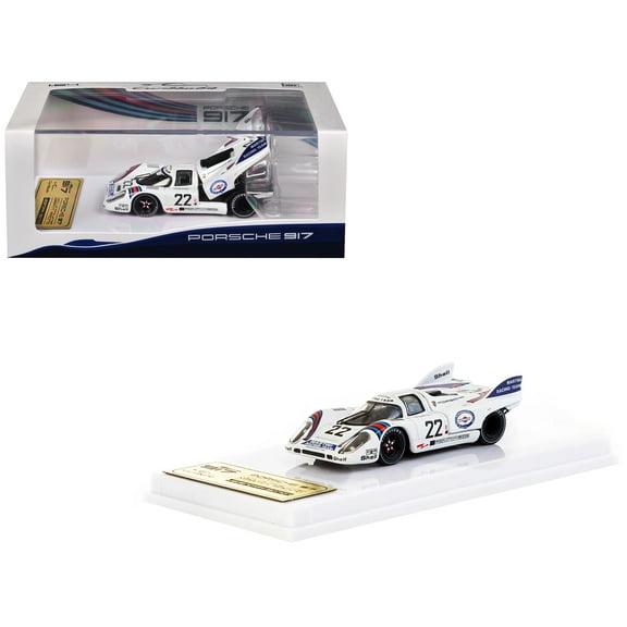 Porsche 917K #22 "Martini Racing" Winner "24 Hours of Le Mans" (1971) "Curitiba64" Series 1/64 Diecast Model Car by Tarmac Works