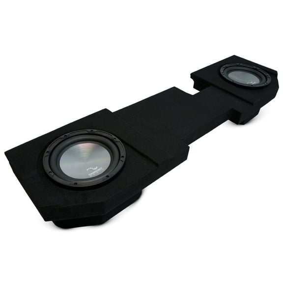 2002 - 2018 Fits Dodge Ram Quad or Crew Harmony A102 Dual 10" Sub Box Enclosure